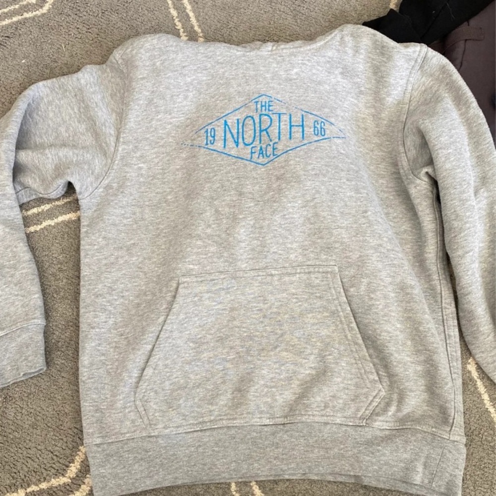 The North Face sweatshirt